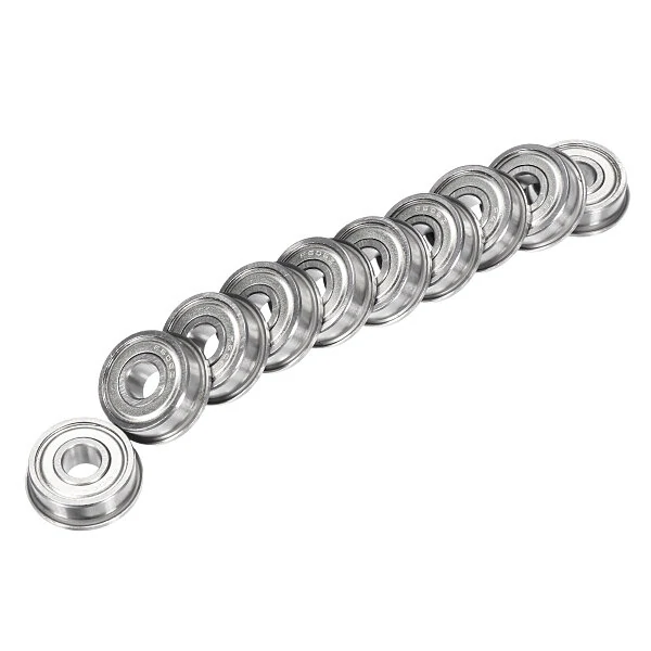 F606ZZ Flange Ball Bearings - 10pcs - 6x17x6mm - Flange Size 19x1.2mm - Image 3