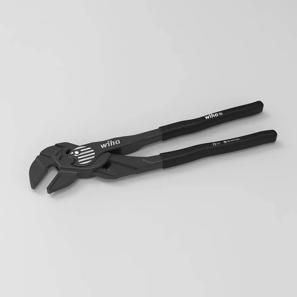 Wiha 10-Inch Plier Wrench | High Carbon Steel | Quick-Adjust Spanner & Bending Tool - Image 5