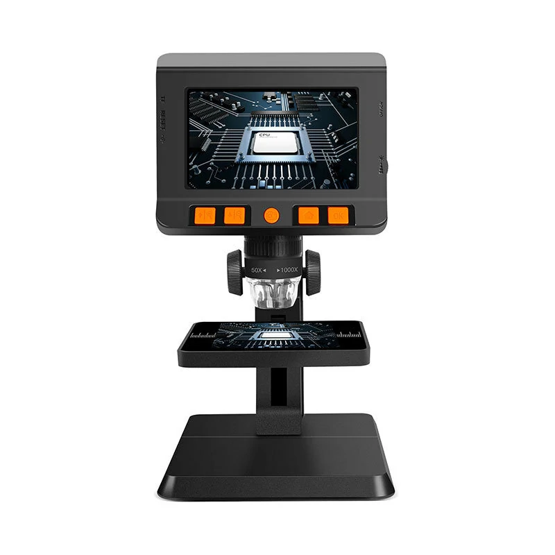 P110 Digital Microscope - 4.3 Inch 1080P Rotatable Screen | 1000X Magnification & 8 LED Lights - Image 2