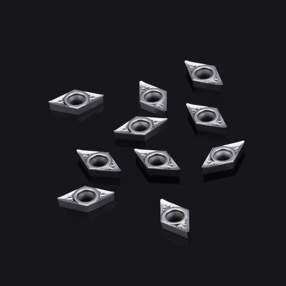 MACHIFIT DCGT070204-AK H01 Carbide Insert - 10pcs Aluminum Cutter Blades for CNC Turning - Image 3