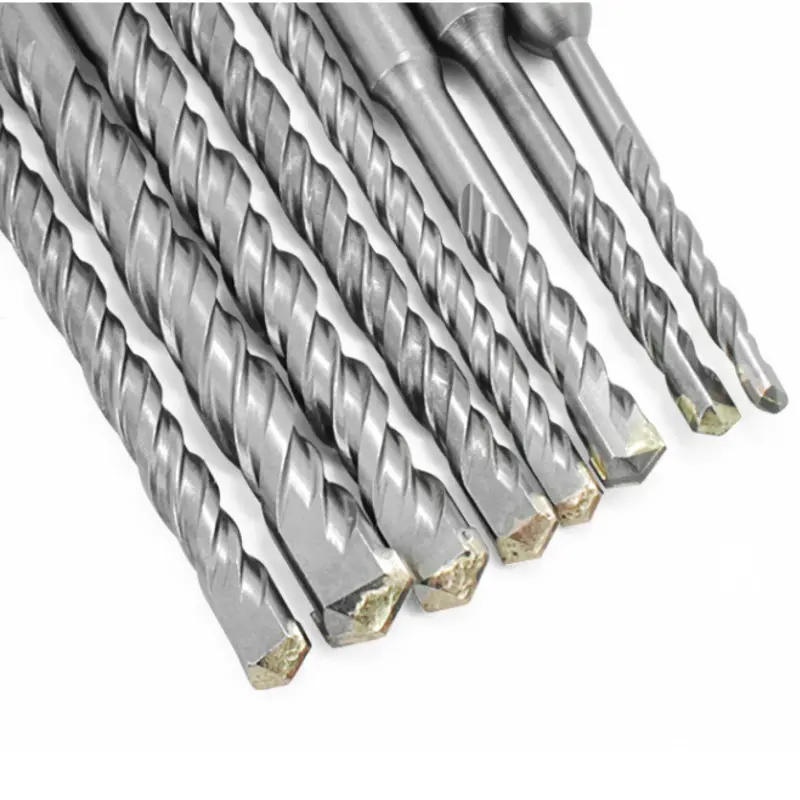 8Pcs SDS Plus Hammer Drill Bits - 5-12mm Carbide Tip Masonry Set - Image 4