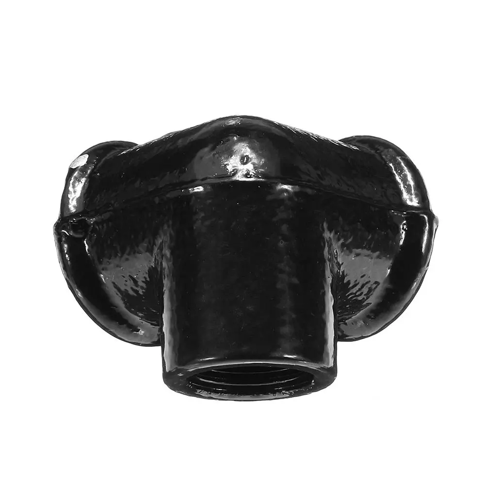 Machifit 3/4 Inch 90-Degree Side Outlet Elbow | Malleable Iron Pipe Fitting - Image 5
