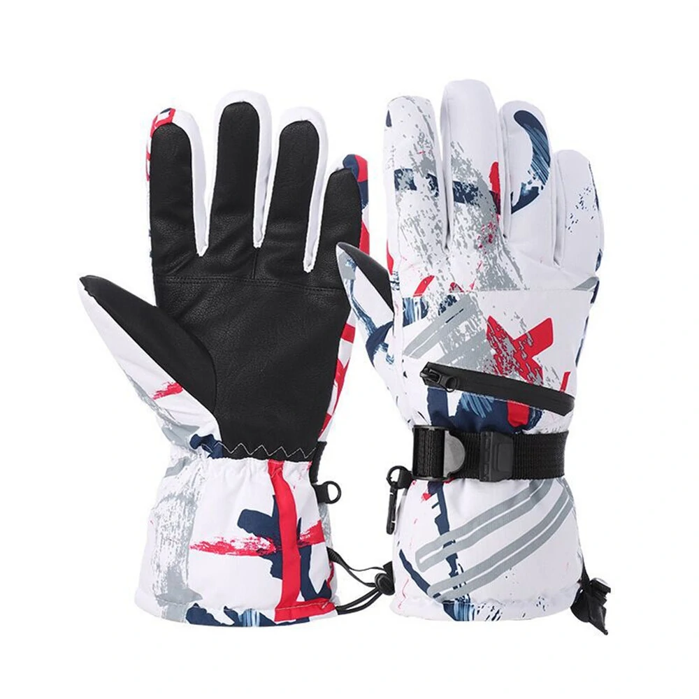 Ski Garden Working Gloves - Waterproof Breathable Faux Leather - Windproof Flexible - Image 3
