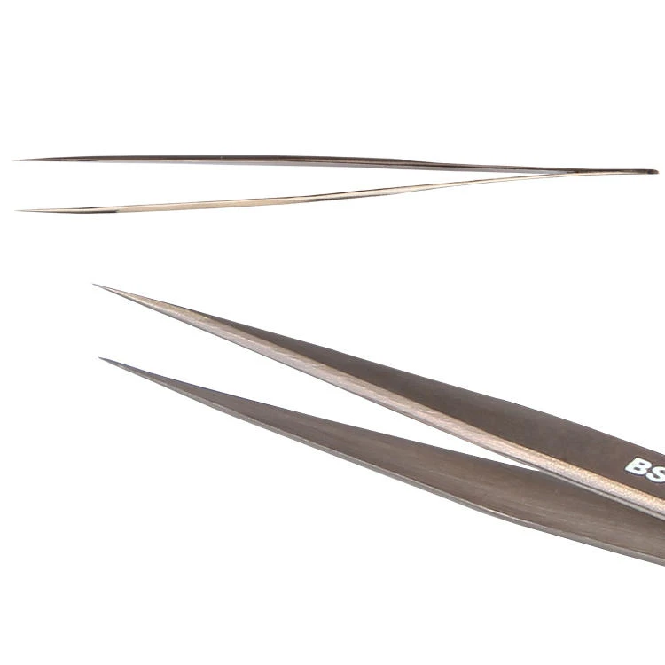 BEST BST-12C Stainless Steel Pointed Tweezer | Anti-Magnetic & Anti-Acid - Image 2