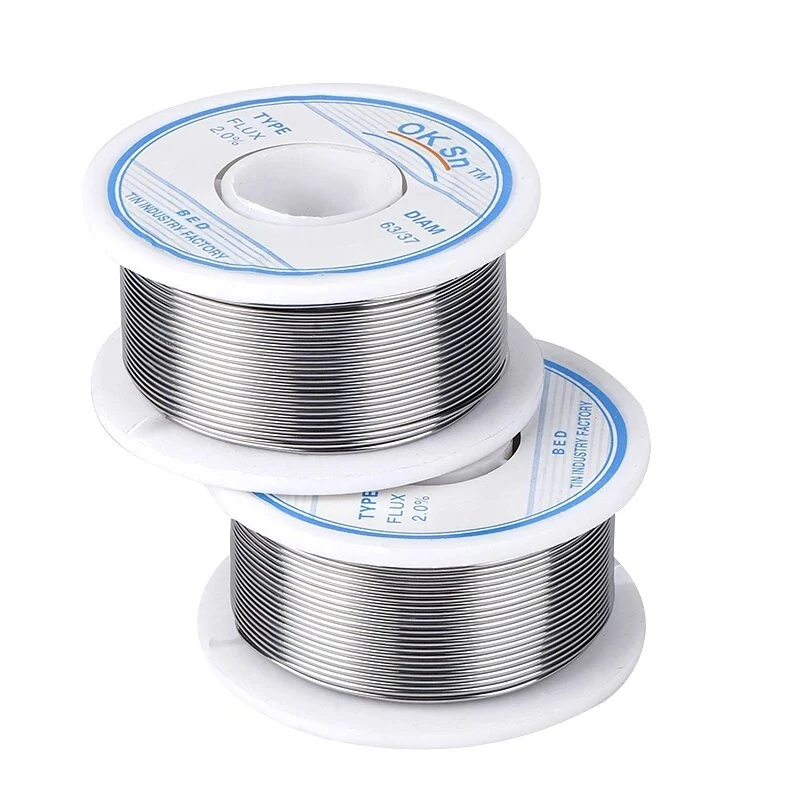 JCD 60/40 Tin Lead Solder Wire - 0.8mm 1.0mm 1.5mm Rosin Core | 45FT - Image 5