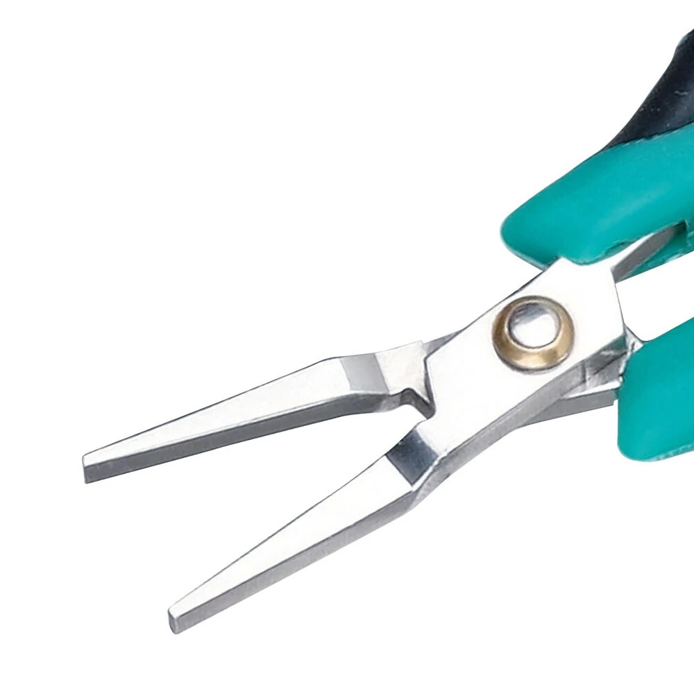 Pro'sKit PM-396H Flat Nose Pliers | Stainless Steel Mini Vise Pointed Nose for Electronics Repair - Image 3