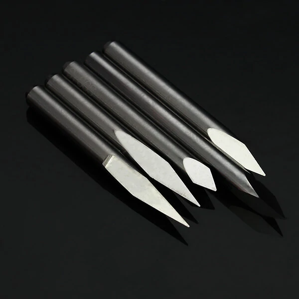 5pcs Tungsten Steel Engraving Bits | 3.175mm Shank 0.2mm 15-60° | CNC PCB Tool - Image 2