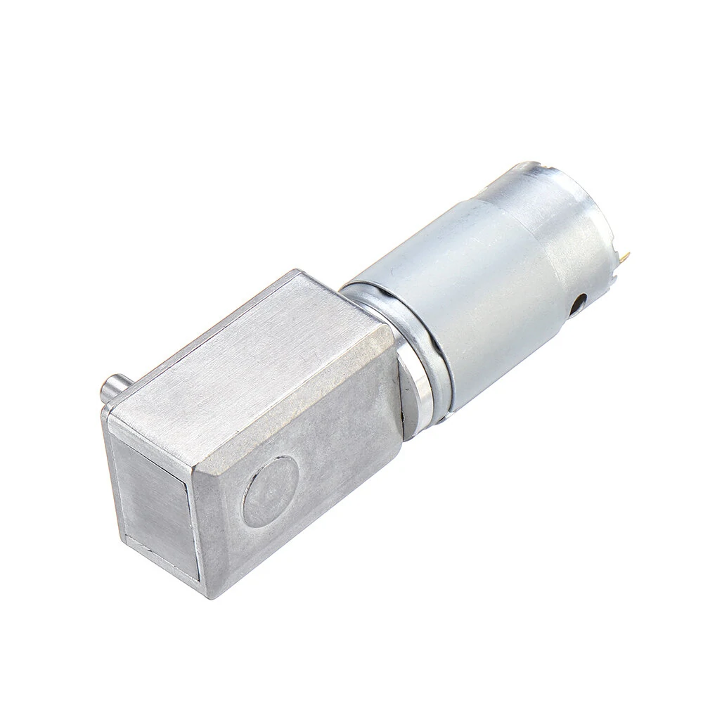 JGY395 DC 12V High Torque Worm Gear Motor - 5 to 100 RPM Gear Reducer - Image 3