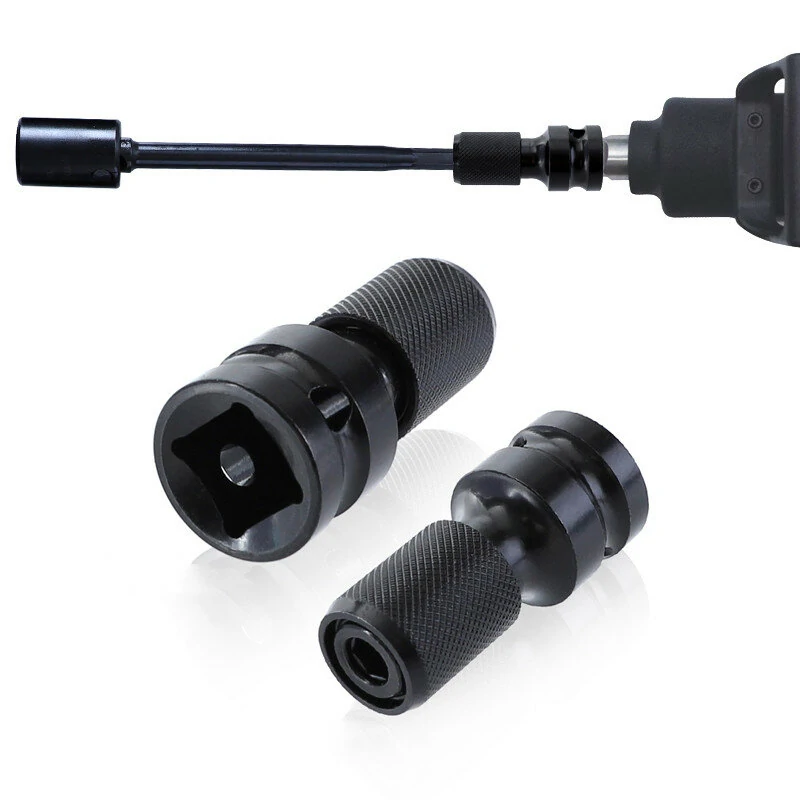 Universal Socket Adapter - 360 Degree Rotary Tool | 1/2 Square & 1/4 Hex | 100mm/150mm - Image 4