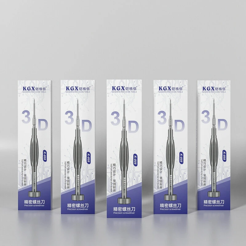 K-808 3D Magnetic Screwdriver Kit - Aluminum Alloy for Phone Back Covers & Tail Screws - Image 5