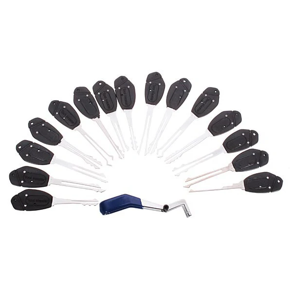 DANIU 16pc Professional Lock Pick Set - Deft Hand Tools for Locksmiths - Image 4