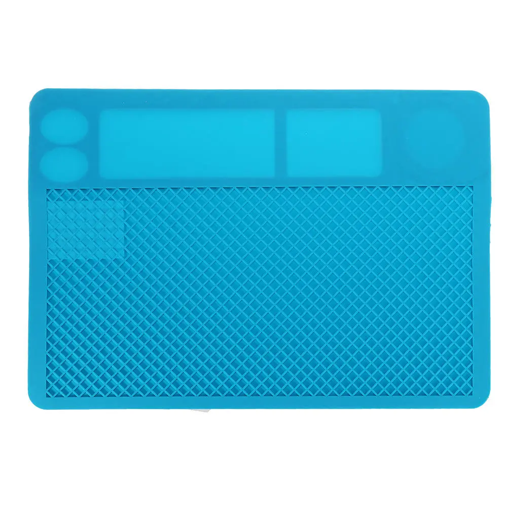 Silicone Soldering Mat - 38x26cm Heat Resistant BGA Repair Station Desk Pad - Image 4