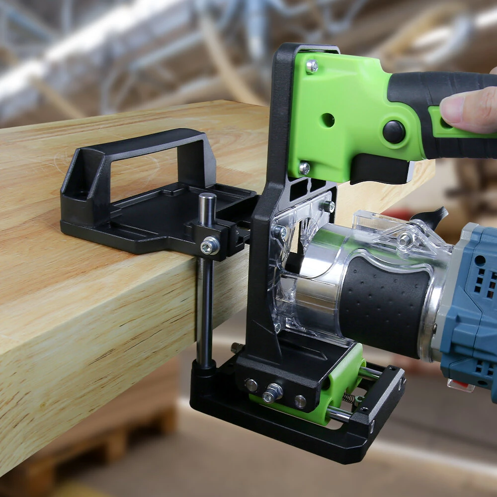 Woodworking Slotting Machine Bracket - Aluminum Alloy Router Support | Trimmer Bracket - Image 2