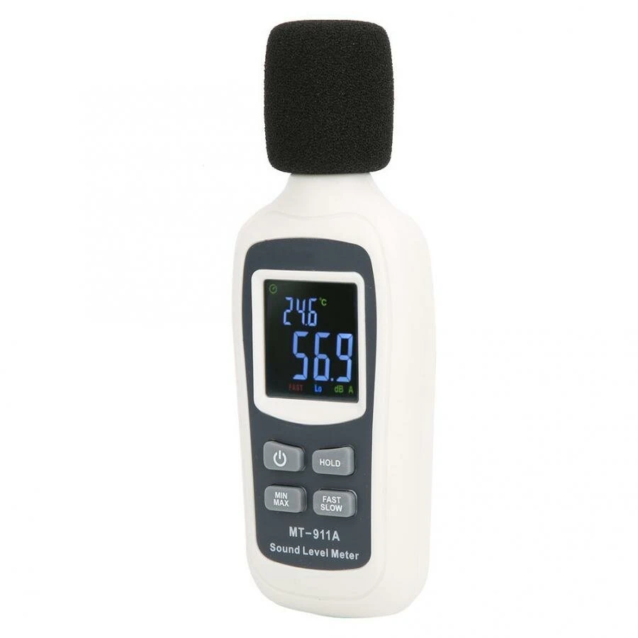 FLUS MT-911A Sound Level Meter | 35-135dB Digital Noise Tester with LCD Backlight - Image 2