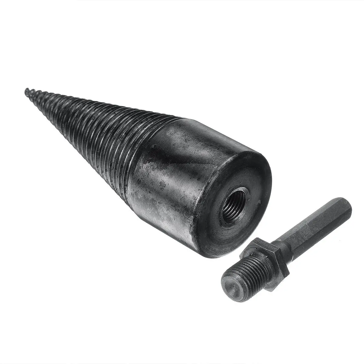 High Speed Steel 42mm Firewood Splitting Drill Bit | Hard Wood Cone Splitter - Image 4
