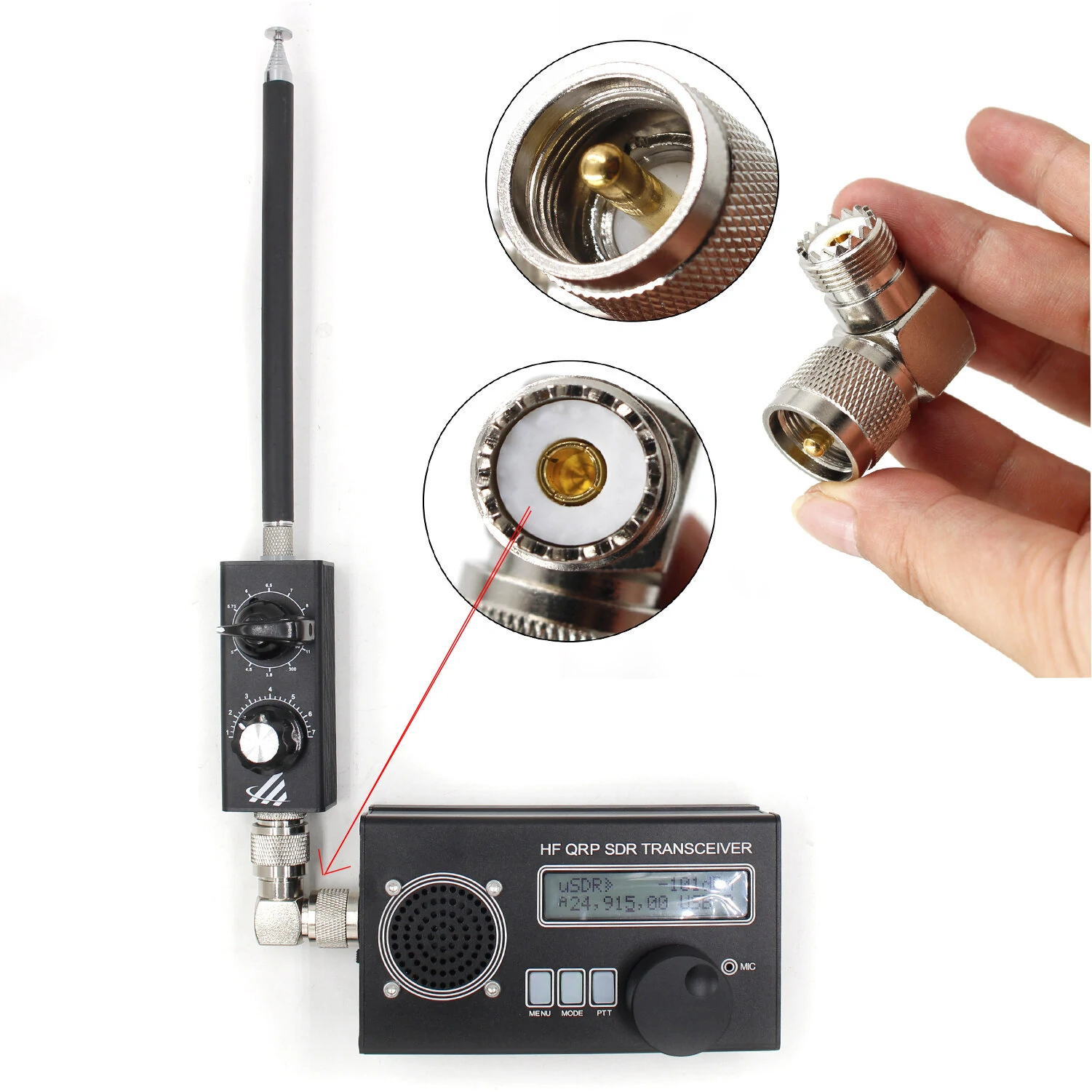 QRP HF Antenna 30W 5MHz-55MHz Full-Band | For FT-817 818 703 K1 K2 USDX MCHF - Image 4