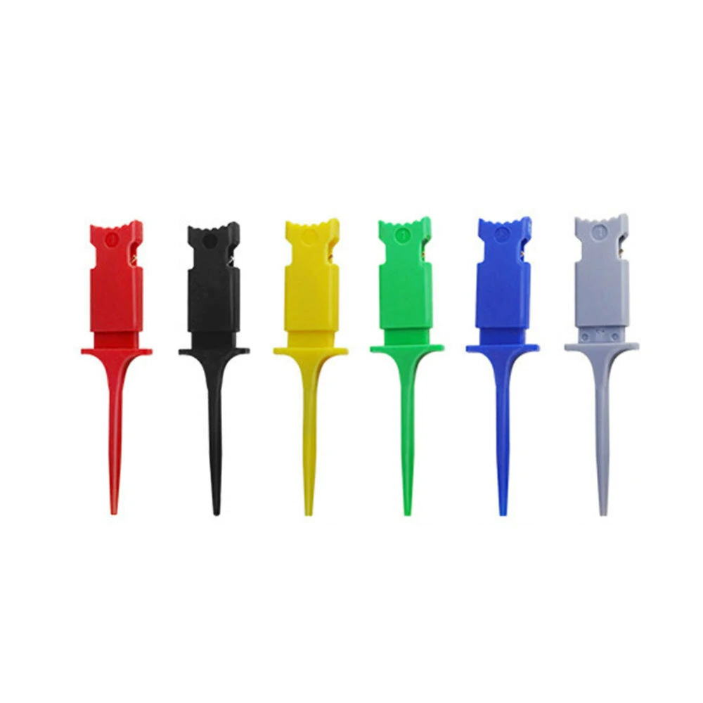 P5013 Crocodile Clip Test Hooks - 12pcs 6 Colors Test Probe for Electronics - Image 2
