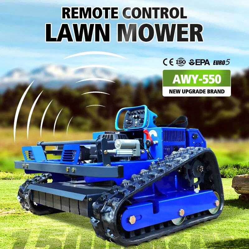 AWY-550 Remote Control Lawn Mower | 550mm Loncin 224cc | 45° Gradeability & Electric Lift - Image 2