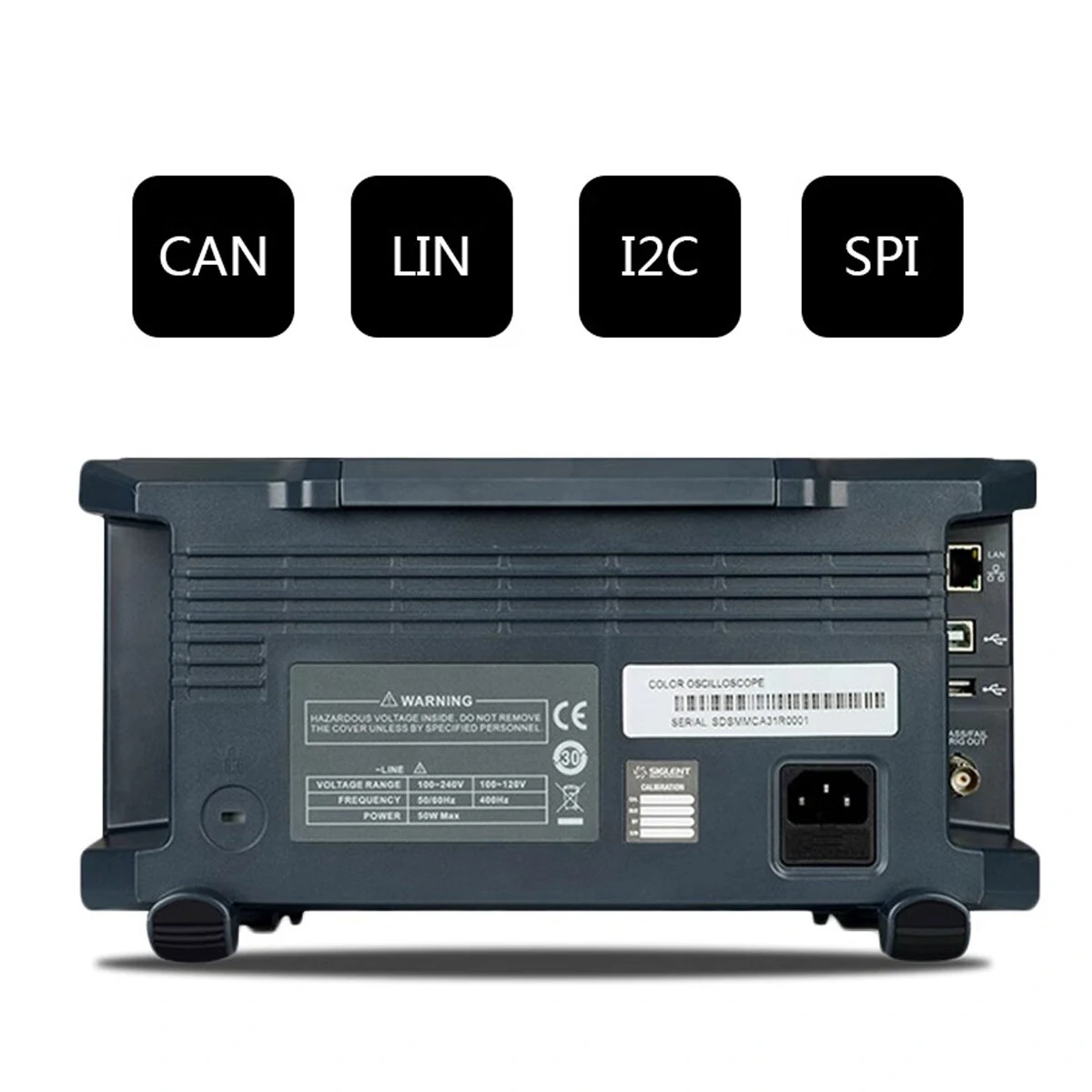 Siglent SDS1104X-E Oscilloscope - 100MHz 4 Channel | Large Display & WiFi - Image 5