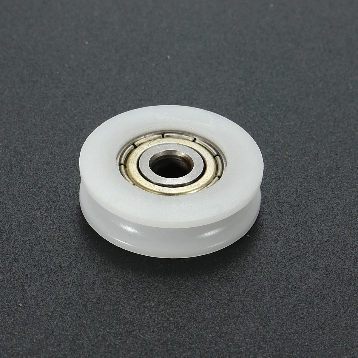 U Notch Nylon Pulley Wheel - 20Pcs 5x24x7mm Ball Bearing Roller for 3.8mm Rope - Image 3