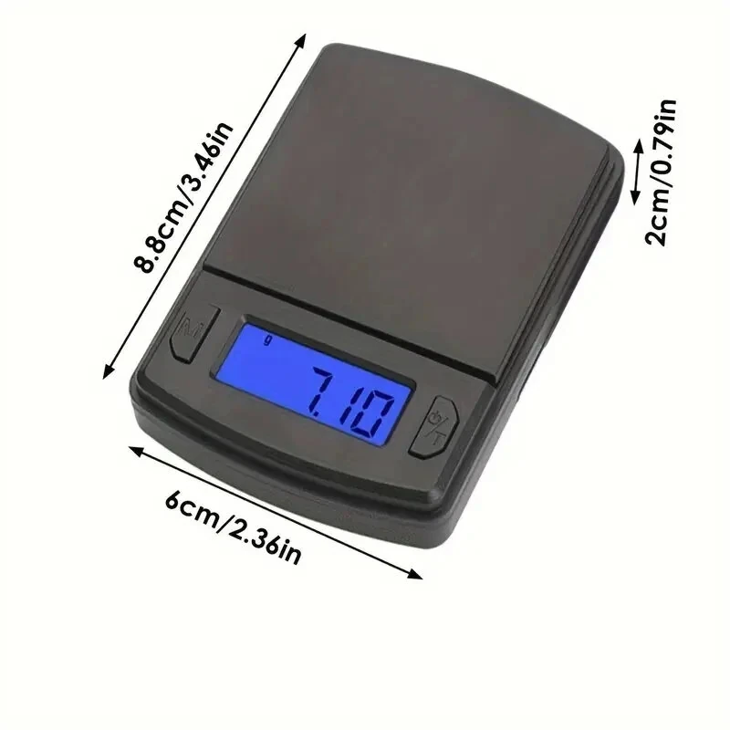 0.1g/0.01g Mini Digital Pocket Scale | 500g Capacity for Gold & Silver Jewelry - Image 5