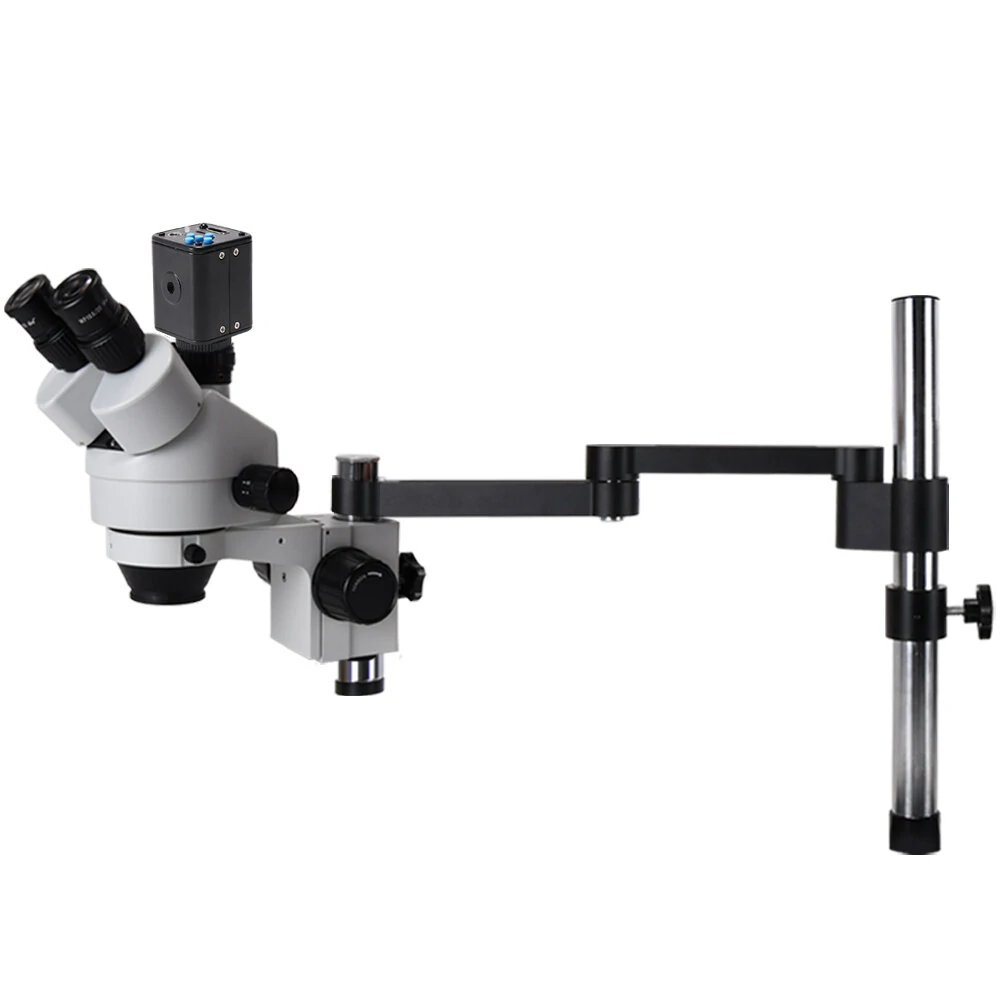 HAYEAR 7-90X Trinocular Microscope | 360° Swivel Arm & 2K Camera | For Phone Repair & Soldering - Image 5