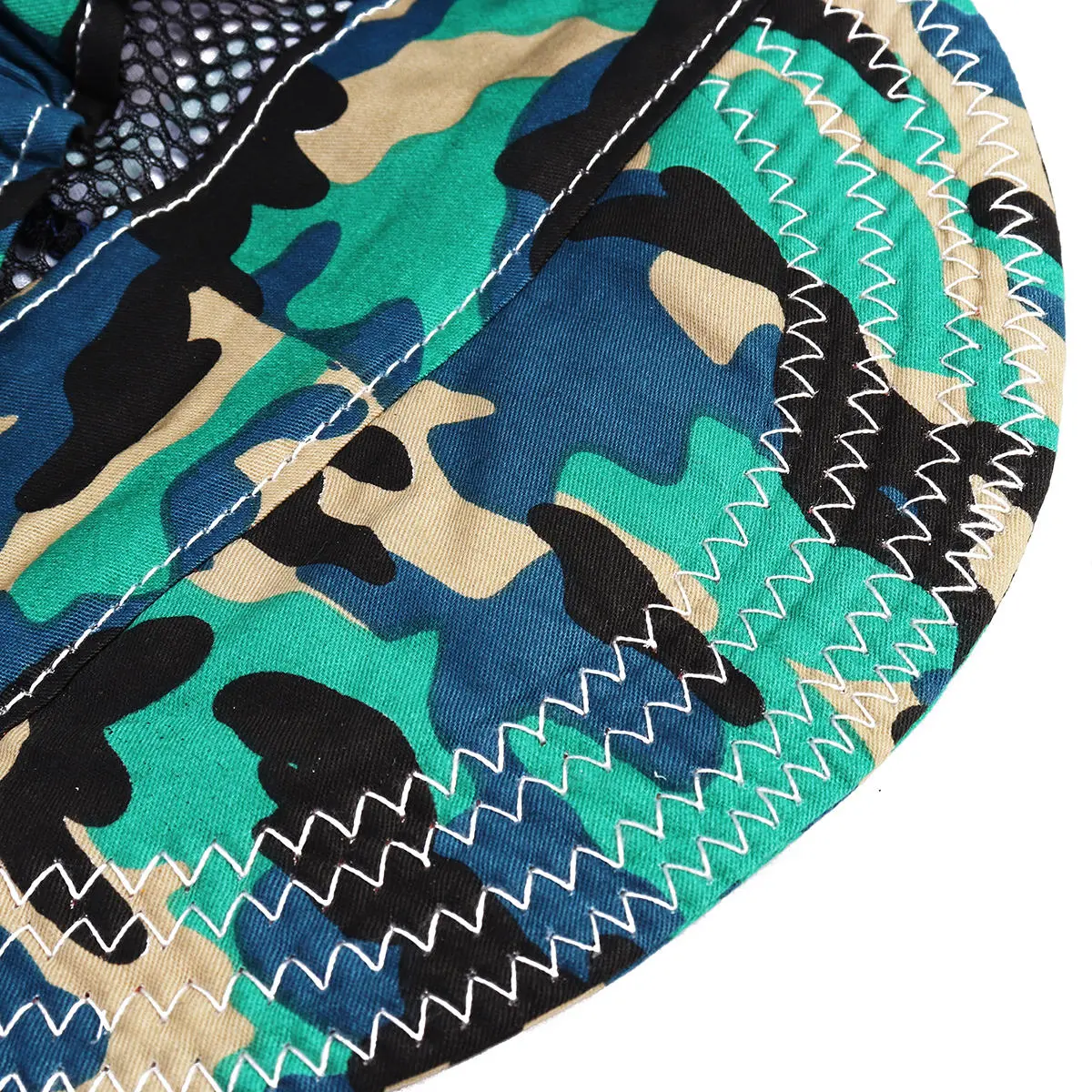 Elastic Welding Cap - Adjustable Cotton Army Camouflage - Summer Sweat Absorption - Image 4