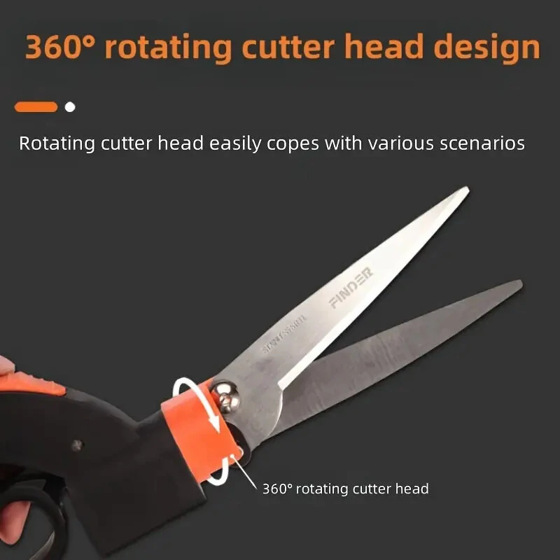 360° Rotating Pruning Shears - 125mm Ideal Length - Anti-Rust Garden Tool - Image 3