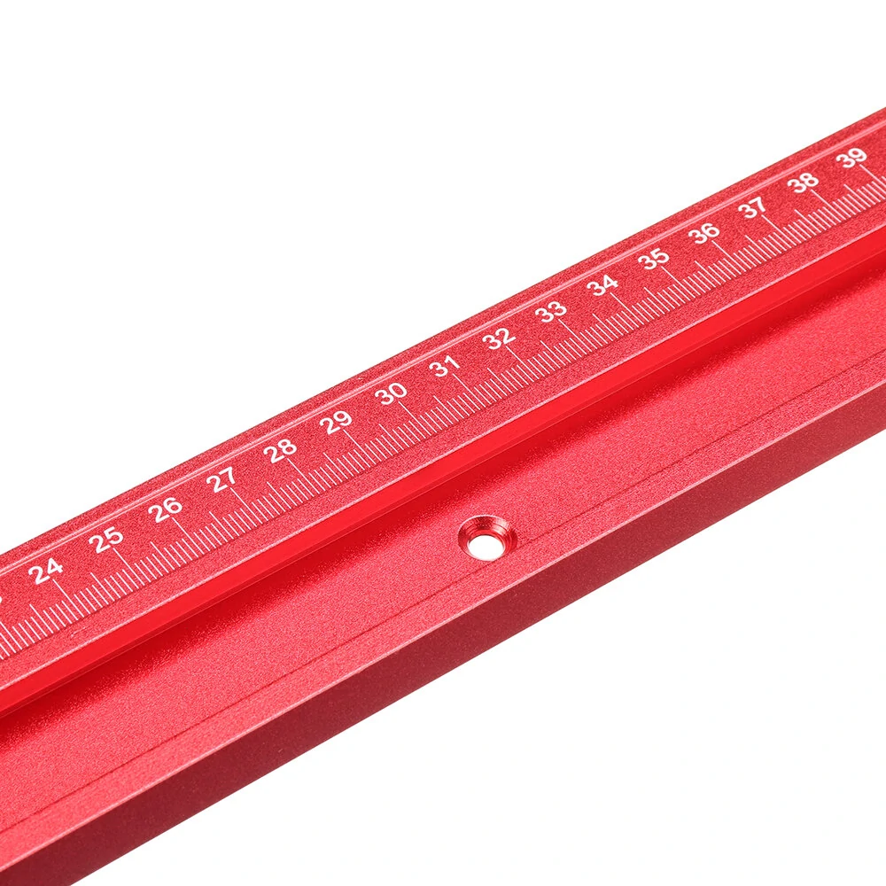 45 Type T-Track - 300-1220mm Red Aluminum Alloy Miter Track for Table Saw & Router Table - Image 3