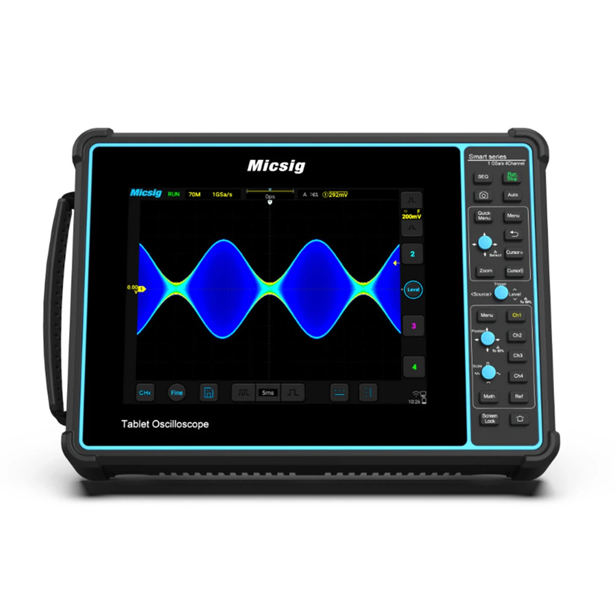Micsig STO2002 Tablet Oscilloscope | 200MHz 1G Sa/s | 8-inch Touchscreen - Image 2