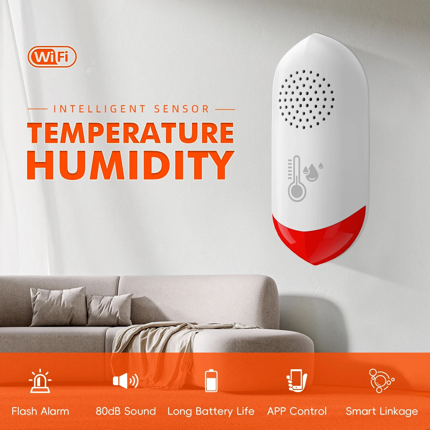 Govee WiFi Hygrometer Thermometer - Smart Humidity Sensor with App Control & Alerts - Image 2