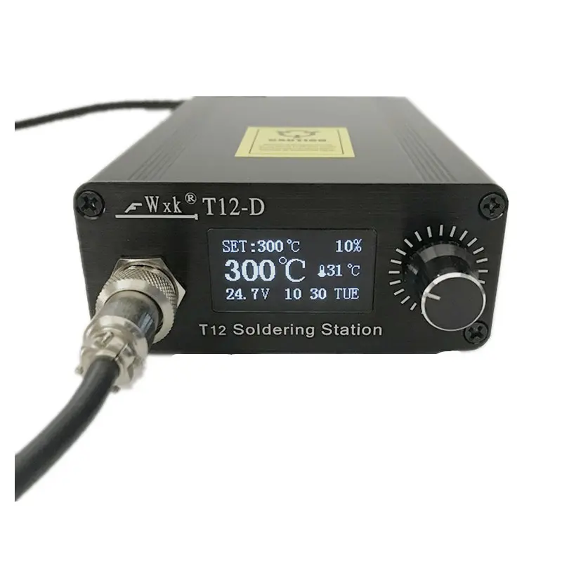 Fwxk T12-D Soldering Station | 1.3in OLED Screen | Auto Sleep & Rapid Heating 150-480°C - Image 3