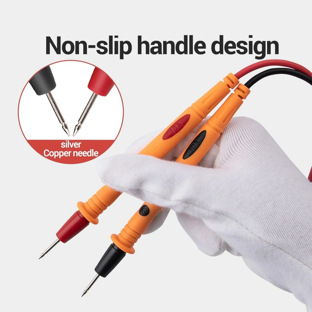 PT1011 1000V 10A Needle Type Digital Multimeter Test Leads | 1 Pair Probe Wire Pen Cable - Image 3