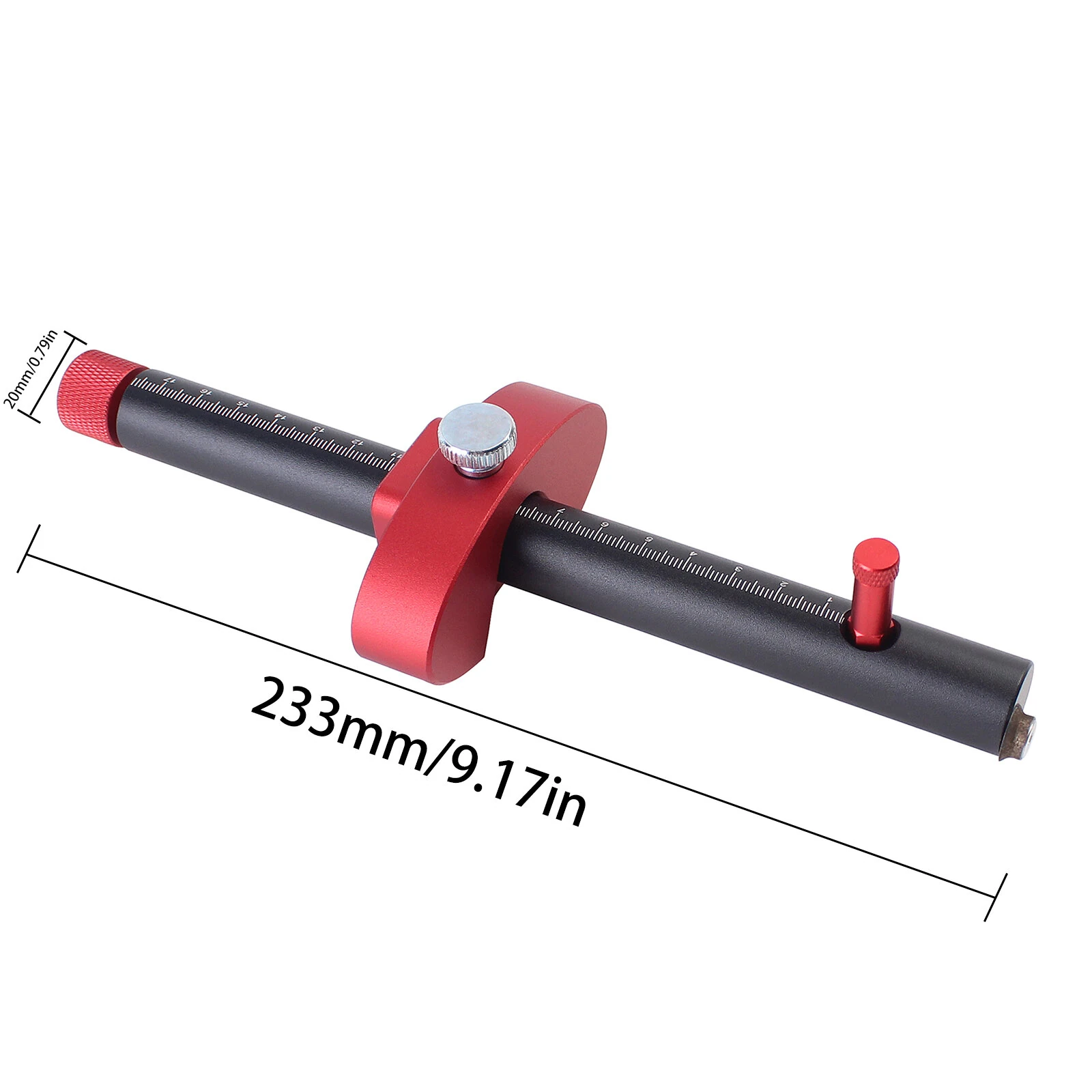 Wheel Marking Gauge - Aluminum Alloy Scribe Tool for Woodworking & Mortising - Image 5