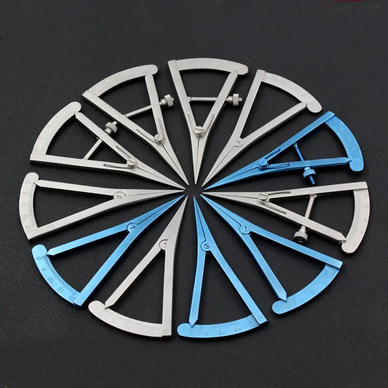 Stainless Steel Eyelid Caliper | 20mm Straight Ophthalmic Instrument Tool - Image 3