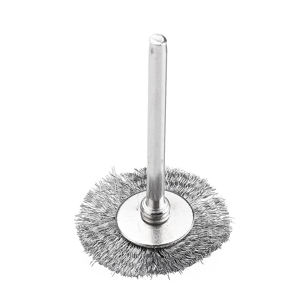 Dremel Wire Brush Set - 20pcs Stainless Steel Cup Wheel & Polishing Brushes - Image 4