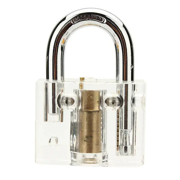 3Pcs Transparent Cutaway Practice Padlock Set | Inside View for Locksmith Training & Lock Picks - Image 3