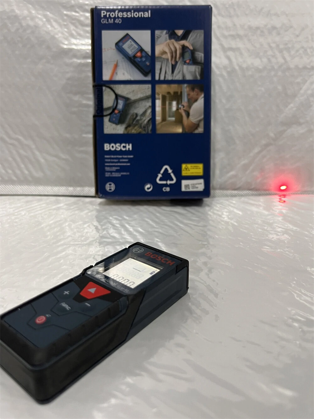 GLM40 Laser Rangefinder | 40 Meter High Precision | Portable Measuring Tape - Image 4