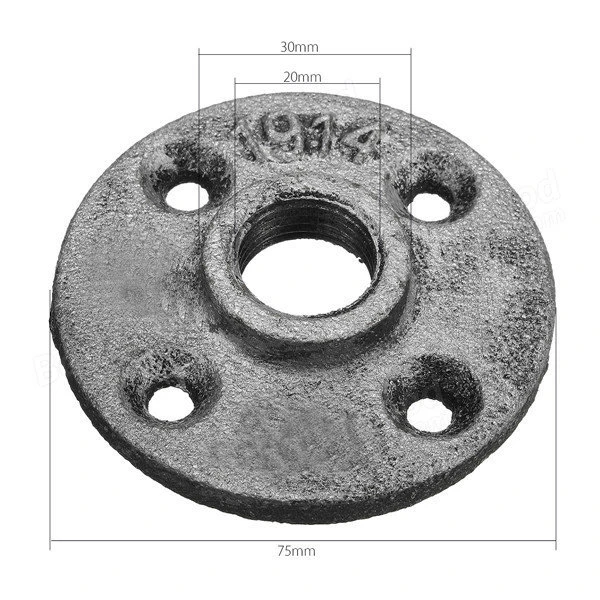Cast Iron Steel Pipe Floor Flange - 1/2 Inch DN20 | Wall Mount Fitting - Image 5