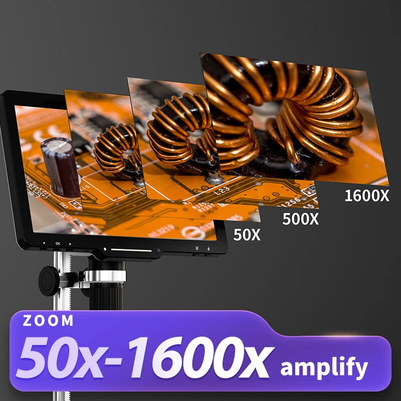 LP101 10.1 Inch Digital Microscope | Wireless Remote Control & Adjustable Angle - Image 2