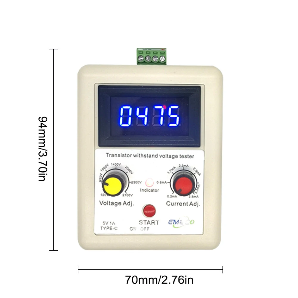 IGBT Transistor Tester | Diode MOS Triode Voltmeter | 110V-2600V Withstand Voltage Tester - Image 4