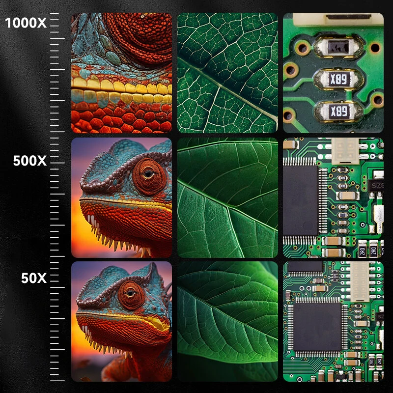 Digital Microscope with 4.3 Screen | 50-1000X Magnification & 2MP | 2000mAh Battery - Image 5