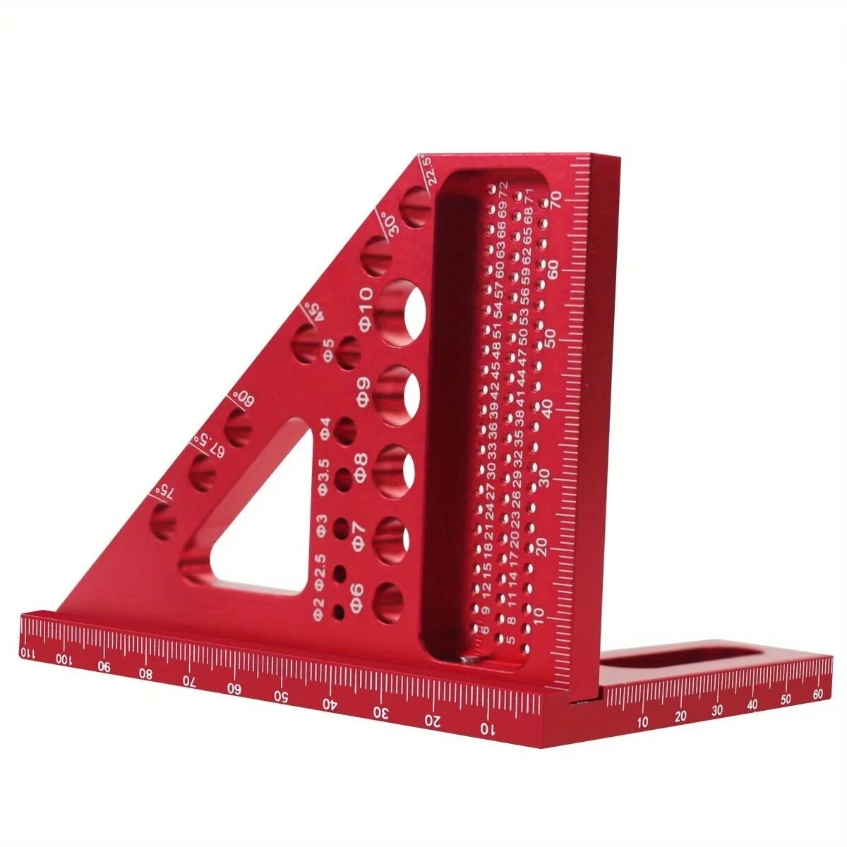 JIGHOLE 5th Gen 3D Multi-Angle Measuring Ruler - 22.5-90 Degree Protractor | Aluminum Alloy Woodworking Scriber - Image 5