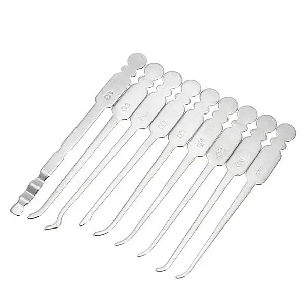 Stainless Steel Classic Mini Single Hook Locksmith Tools Model XYZ - Image 4