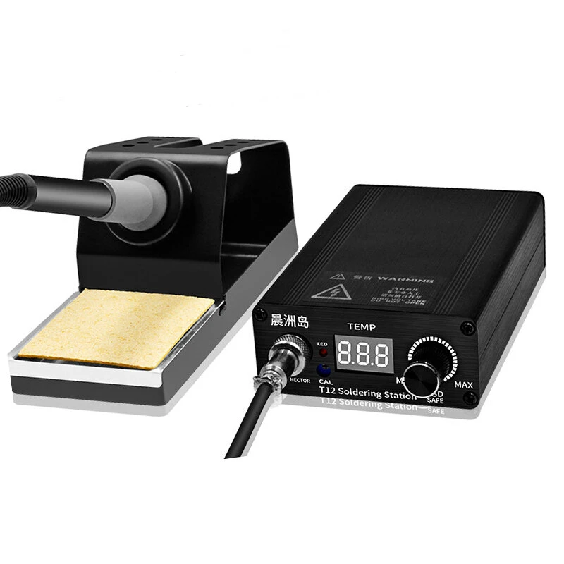 75W Digital Display Soldering Station | T12 Fast Heating for Phone & Computer Repair - Image 4