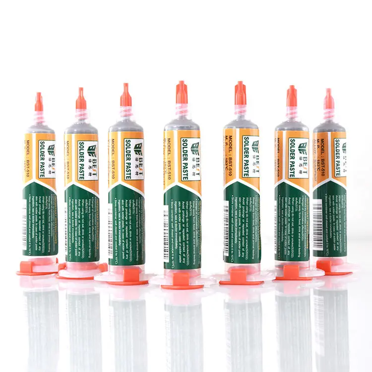 BEST-BST-510 10cc Syringe DIY Solder Paste Flux for BGA Rework Computer Phone Repair - Image 3
