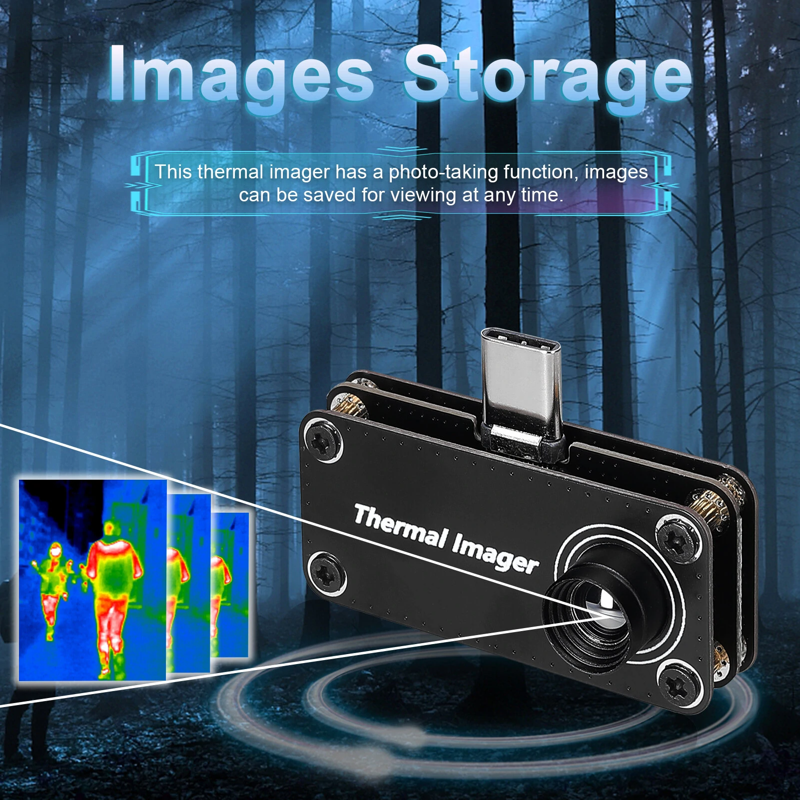 TIOP01 32x32 Thermal Imager | -20 to 1000°C | Type-C for Android - Image 3