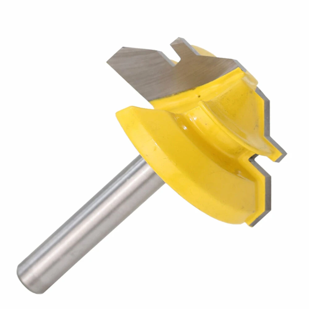 CMT 45 Degree Lock Miter Router Bit - 1/4 Inch Shank Tenon Cutter | Woodworking Tool - Image 3