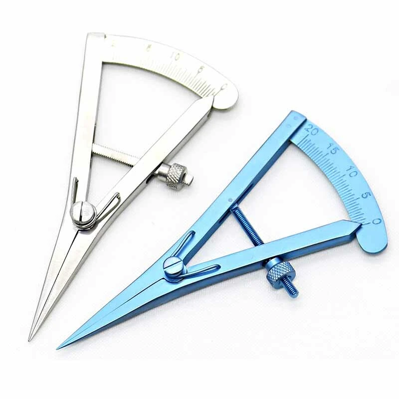 Stainless Steel Eyelid Caliper | 20mm Straight Ophthalmic Instrument Tool - Image 5