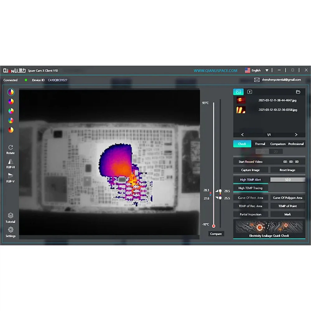Qianli SuperCam X 3D Thermal Imager | 52000 dpi -20°C to 120°C | USB-C PCB Repair - Image 5